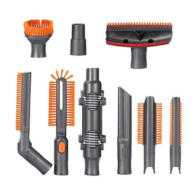 9pcs Fejemaskine Flad sugedyse børste hoved 32mm for Karcher Vc4 / Philips / Lg / Midea støvsuger dele Tilbehør