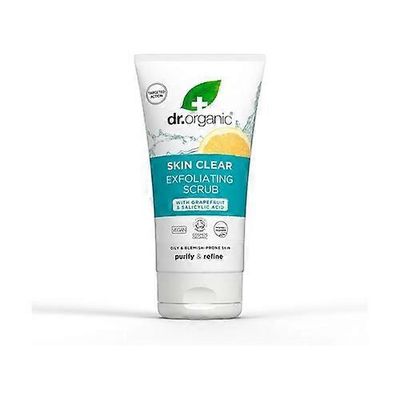 Dr Organic Skin clear facial scrub - acne and blemishes 150 ml