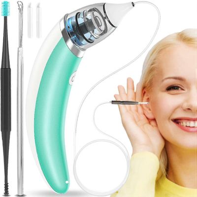 Øre voks fjernelse Tool Elektrisk Øre Renere Soft Earwax Removal Kit USB Charge genanvendelige stærk sugeøre