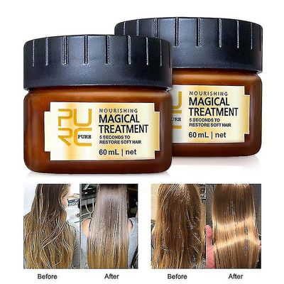 Mikasa 60 Ml Magic Behandling Mask 5 sekunder Reparation Damage Restore Soft Hair for alle hårtyper keratin hår og hovedbund Pleje