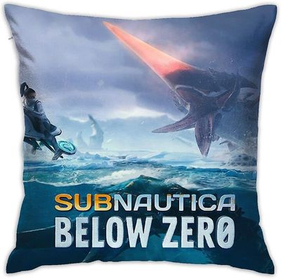 Subnautica - Under Zero Cushion Throw Tyynynpäällinen Sisustus tyynyliina sohva makuuhuoneeseen 18"x18"