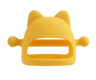 Tianzun Baby tænder legetøj, silikone kattevante baby tænder til babyer 3+ måneder, baby tyggelegetøj til sugning behov for beroligende tænder smer...