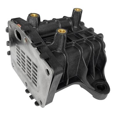 Bil EGR ventilkjølerhus for 2.0 9820965980 eksosgassresirkuleringsventil A9807593080 Svart Sølv