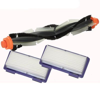 1pcs Udskiftning Combo Rullebørste + hepa Filterx2 For Neato Xv-21 Xv Signatur Pro Xv-11 Xv-12 Xv-15 Buede Combo Rulle pensler