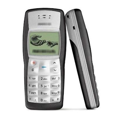 Nopea toimitus koskee Nokia 1100 Mobile 2g Gsm Ei-älykäs kone suora painike iäkäs opiskelija matkapuhelin Musta