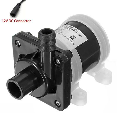 Super tyst DC 12v 700l / h borstlös JT-750 miniatyr dränkbar vattenpump fontän solvattenpump