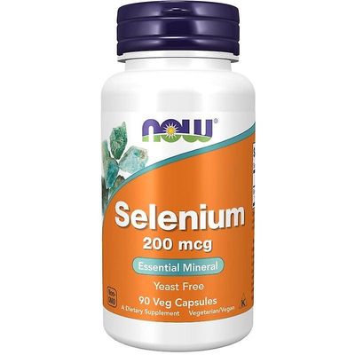 NOW Foods Selenium 200mcg kapselit 90
