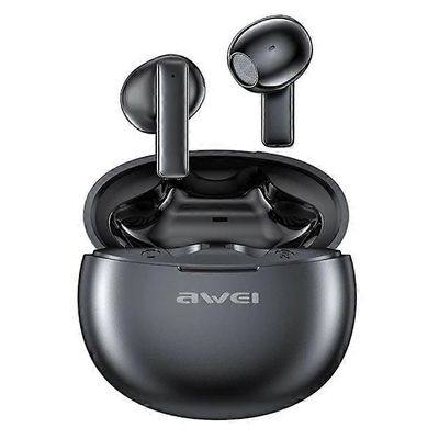 AWEI T87 Bluetooth TWS -kuulokkeet Stereo HiFi ENC -kohinanvaimennuskuulokkeet latauskotelolla Musta