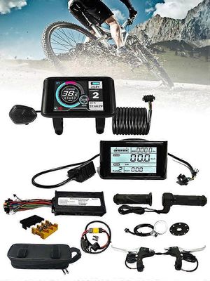 Unbrand 48V-72V 1000W-1500W 45A ebike-ohjain w / LCD-näytön kaasujarrusarja Uusi Controller SW900 Display Kit