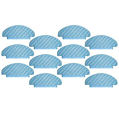 12pcs Rengøring Moppe Klude Til Ecovacs Deebot Ozmo T8 Tilbehør Moppe Gulv Rengøring Udskiftning Klud