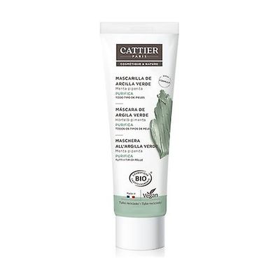 Cattier Green Clay Mask (Oily Skin) 100 ml of cream