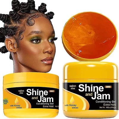 unbrand Hair Styling Wax Cream til kvinder 24 timers stærk Hold ikke-fedtet glattere Edge Tamer Pomade Edge Control Gel Hair 226g