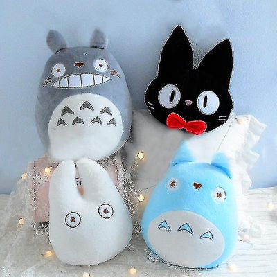 Sød Totoro Plys Pude Fyldt Kiki Totoro Legetøj Japansk anime figur Blød dukke Hjem Blød indretning Kaste Pude Pude Fyldte Dyr gery 45x33cm