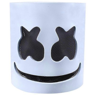 Halloween Marshmello Dj Mask Helmet Marshmallow Cosplay Bar Musiikkijuhlat Karnevaali-uutuus Prop