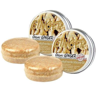 1-3 kpl inkivääri hiusten uudelleenkasvu shampoopala, edistää hiusten kasvua, hiustenlähtöä estävä shampoo saippua 2pcs