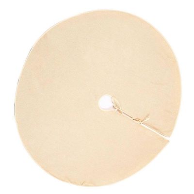 Pohjoismainen kuusi hame jäljitelmä pellava joulukuusen koristelu koristeellinen pyöreä beige 1kpl 120*120cm