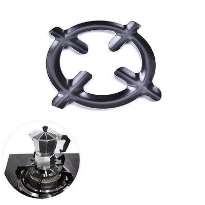 1kpl rauta-kaasuliesi liesilautanen kahvi Moka Pot Stand vähennysrenkaan pidike Shytmv One Size