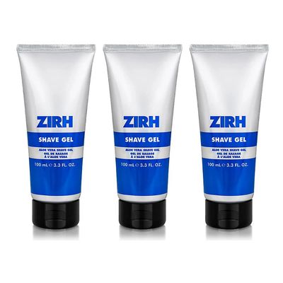3 x ZIRH Aloe Vera barbergel 100ml