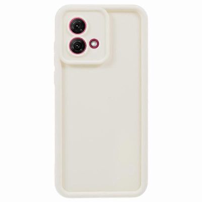 Motorola Moto G84 5G -kotelolle paksunnettu putoamisenestosuojattu TPU-puhelimen kansi Beige