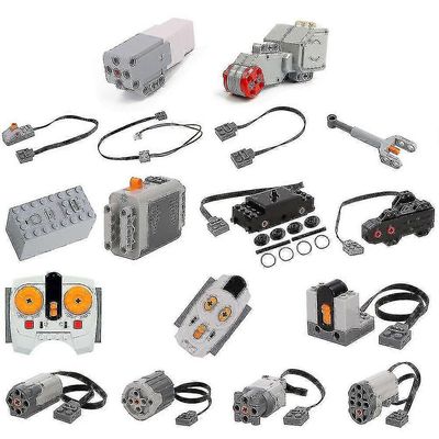 Tekniset Moc-osat Servomoottori Akkukotelo Ir Infrapunakaukosäädin vastaanotin Pf-malli Yhteensopiva Legoeds Blocks -palikoiden kanssa L Moottori E...