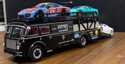Carrep Stance Hunters Sh 1/64 Fiat Bartoletti 642 Rn2 Diecast Modellbil Svart