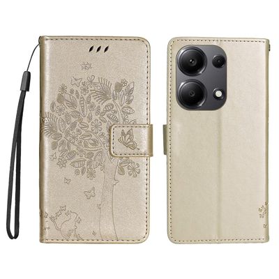 For Xiaomi Poco M6 Pro 4G telefonveske Gull