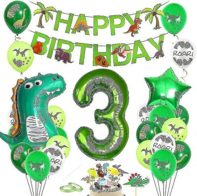 Ilmapallon syntymäpäivä,3 Jahr Geburtstagsdeko,luftballon 3 Geburtstag,geburtstagsdeko Junge 3 Dinosaurier,dino Ballon 3 Geburtstag,3 Geburtstag De...