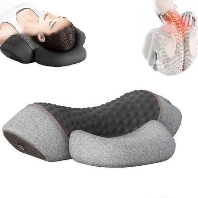 Callixe kohdunkaulan tyyny niskakivun lievitykseen, hierontaan ja vetoon sängylle ja selälle Tilaa harmaa Single