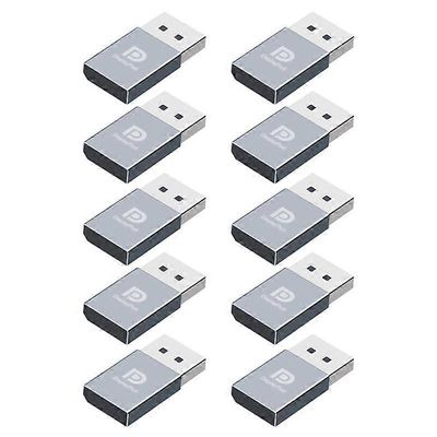 10kpl 4K Displayport Dummy Plug DP virtuaalinen näyttösovitin EDID Headless Ghost Emulator näytönohjain näytönohjaimen huijari Harmaa