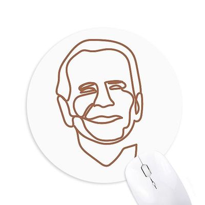 USA's præsident Individuelle Biden Art Profil Musemåtte