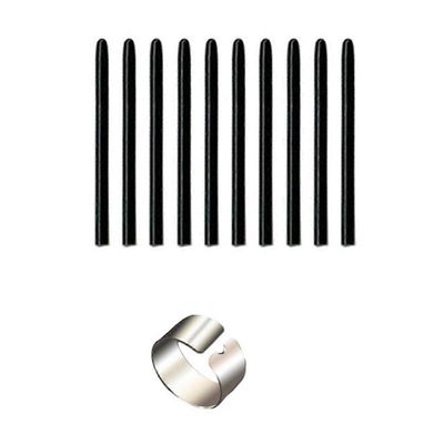 10 kpl vaihtokynän kärjet Wacom-piirustuskynälle graafinen piirustustyyny Vakiokynän kärjet w Black
