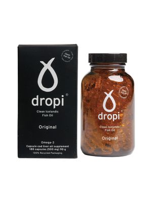 Dropi kalanmaksaöljy 180 kapselia 2000mg omega 3 extra virgin