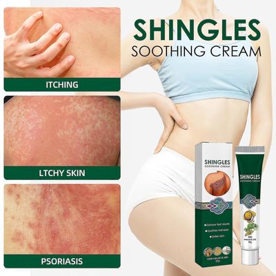Helvedesild beroligende creme, helvedesild behandling helvedesild smertelindrende creme til ansigt krop, helvedesild smertelindrende balsam salve -...