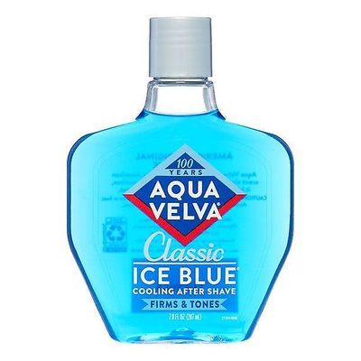 Aqua velva etter barbering, klassisk isblå duft som kjøler, firmaer og toner hud, 7 væske unse flaske