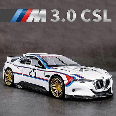 1:24 M4 GT3 Alloy urheiluauto malli painevalettu metalli leluauto ajoneuvot malli simulointi ääni ja valo kokoelma lasten lahjalelu autot CSL valko...