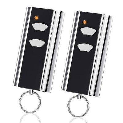 2 autotallin oven vaihtokaukosäädin RCU 433-2K, 433.92 MHz autotallin avaaja käsilähettimelle