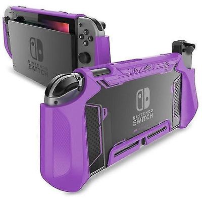 Nintendo kytkin kotelo mumba-sarjan terä tpu grip suojaa poukamaa Violetti