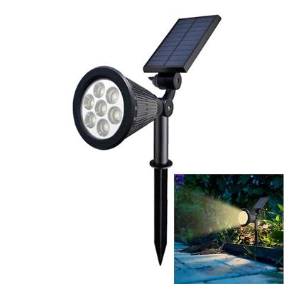 7 Led sol græsplæne lampe spotlight vandtæt lys indsætte gulv haven lys udendørs haven landskab lampe haven dekoration Varm hvid