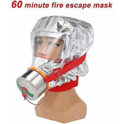 Fire Eacape -kasvonaamio Itsepelastushengityssuojain Kaasunaamari Suojaava kasvonaamio Henkilökohtainen hätäpoistumishuppu