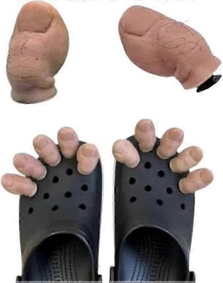 Henkilökohtainen Crocs Toe Charm -setti 3D-hiussuunnittelulla tee-se-itse-jalkinekoristeisiin, jotka sopivat naisille, miehille ja lapsille Ei hiuk...