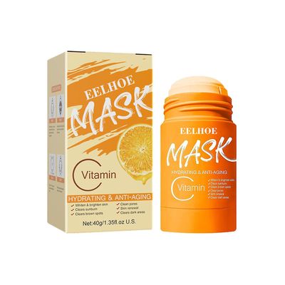 Mikasa C-vitamin maskepind, dyb ren pore, ansigt fugter oliekontrol, forbedrer huden, for alle hudtyper mænd Kvinder