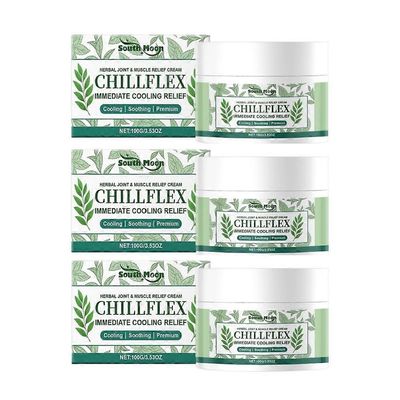1-3x Kasviperäinen nivel- ja lihasvoide Chillflex Immediate Cooling Relief UUTUUS 3pcs