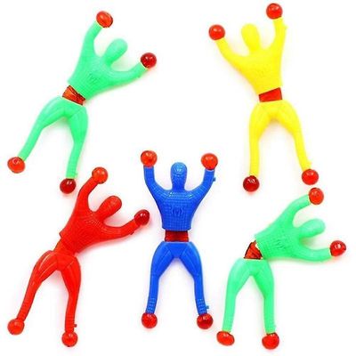 10kpl Sticky Rolling Men Sticky Stretchy Wall Climbing Men Window Crawler Mountain Climber Figures Hauska lahja lapsille Party