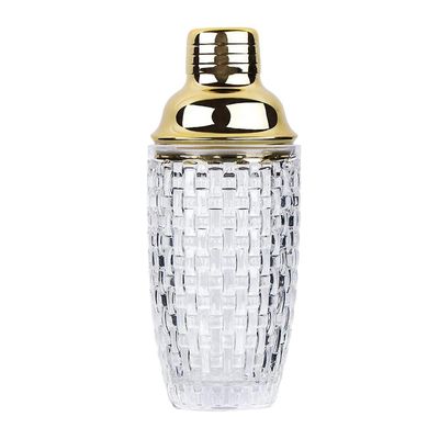 13oz Glass Cocktail Shaker Set - Glass Shaker for cocktailer, drikke Shakers Cocktail og Cocktail Sh Gull