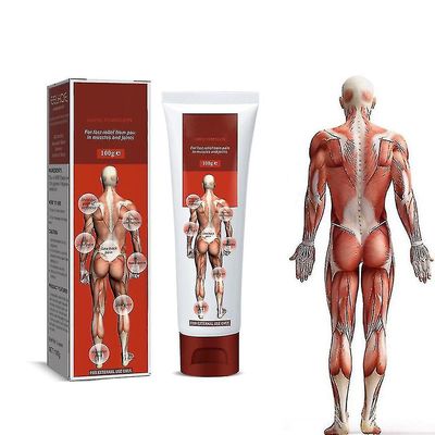 Massasje Cream Relief Smerter i muskler og ledd Eteriske oljer Muskelsmerter-100g 1 stk.