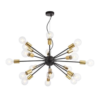 Maytoni Lighting Jackson Loft Vedhæng Lampe Sort, 18 Lys, E27