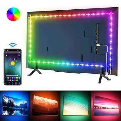 Lanou RGB 5050 LED-nauhavalo Bluetooth-sovelluksen ohjaus 5V USB television taustavaloon huoneen koristeluun 5M