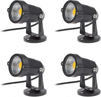 sarja 4 cob LED säädettävät kohdevalot 5W 220V, ulkovalaistusLämmin valkoinen