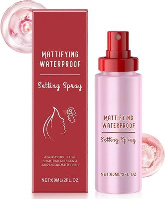 unbrand Powder Melting Glass Setting Spray, Makeup Setting Spray mattapintainen vedenpitävä, pidä meikkisi raikkaana ja kirkkaana, sopii kaikille i...