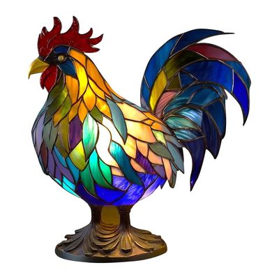 Black Friday 2023 litteä metallinen pöytäkoristelu ja kodinsisustus eläinten pöytävalaisinsarja Chicken